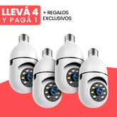 Llévate 4 y Pagá 1: Cámara de Seguridad 360° HD con Visión Nocturna + Cerradura Eléctrica