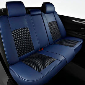 Fundas Asientos Autos Premium en Cuero Legítimo + Juego Cubre Alfombra Premium